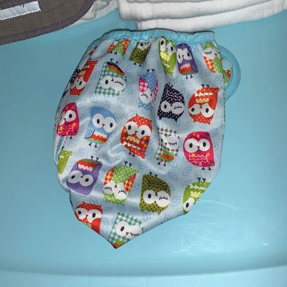 Cloth diaper covers and prefold cloth diapers. #5